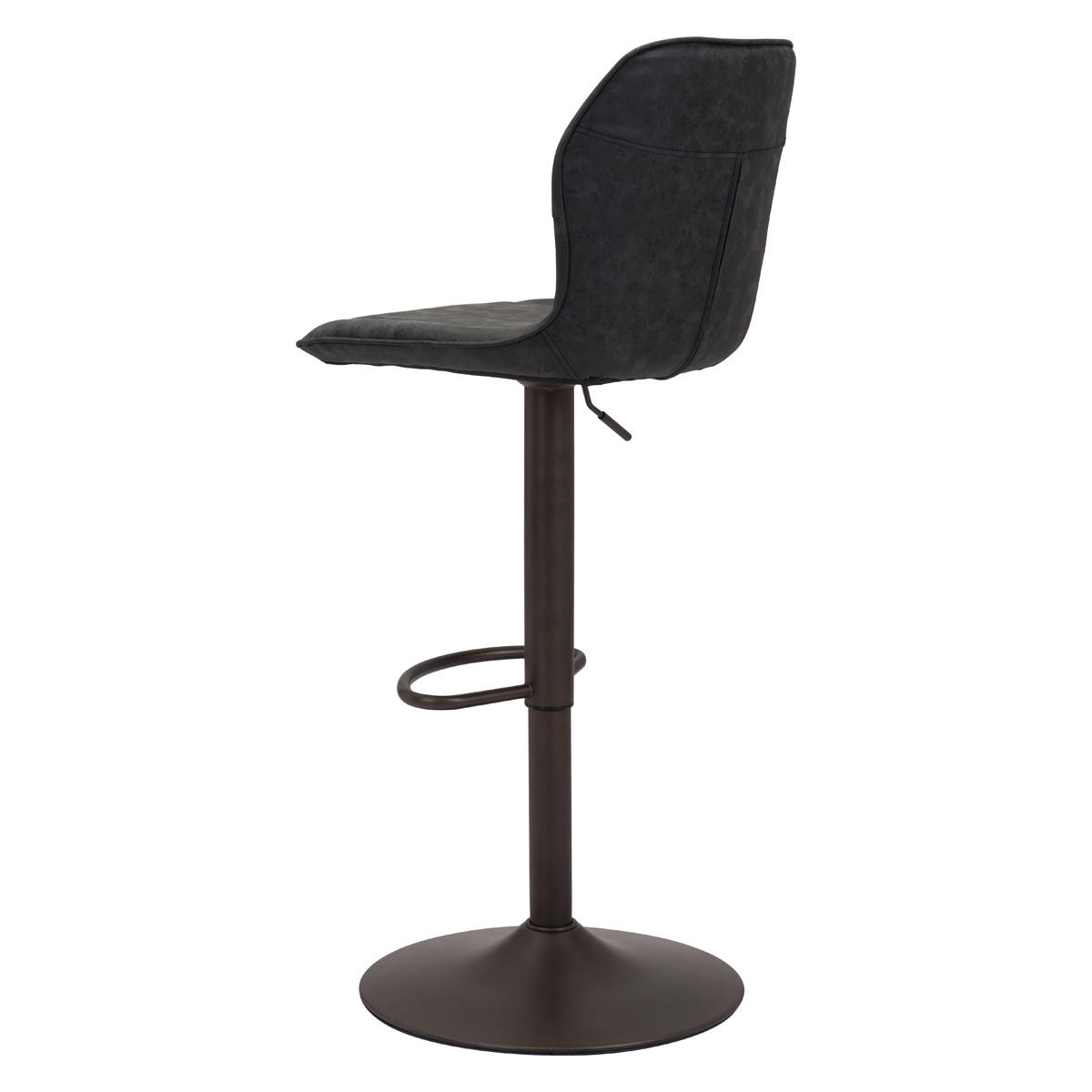 ZUO Vital Bar Chair - Vintage Black/Black