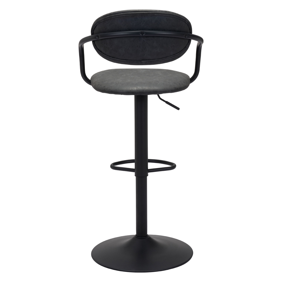 ZUO Kirby Bar Chair - Vintage Black/Black