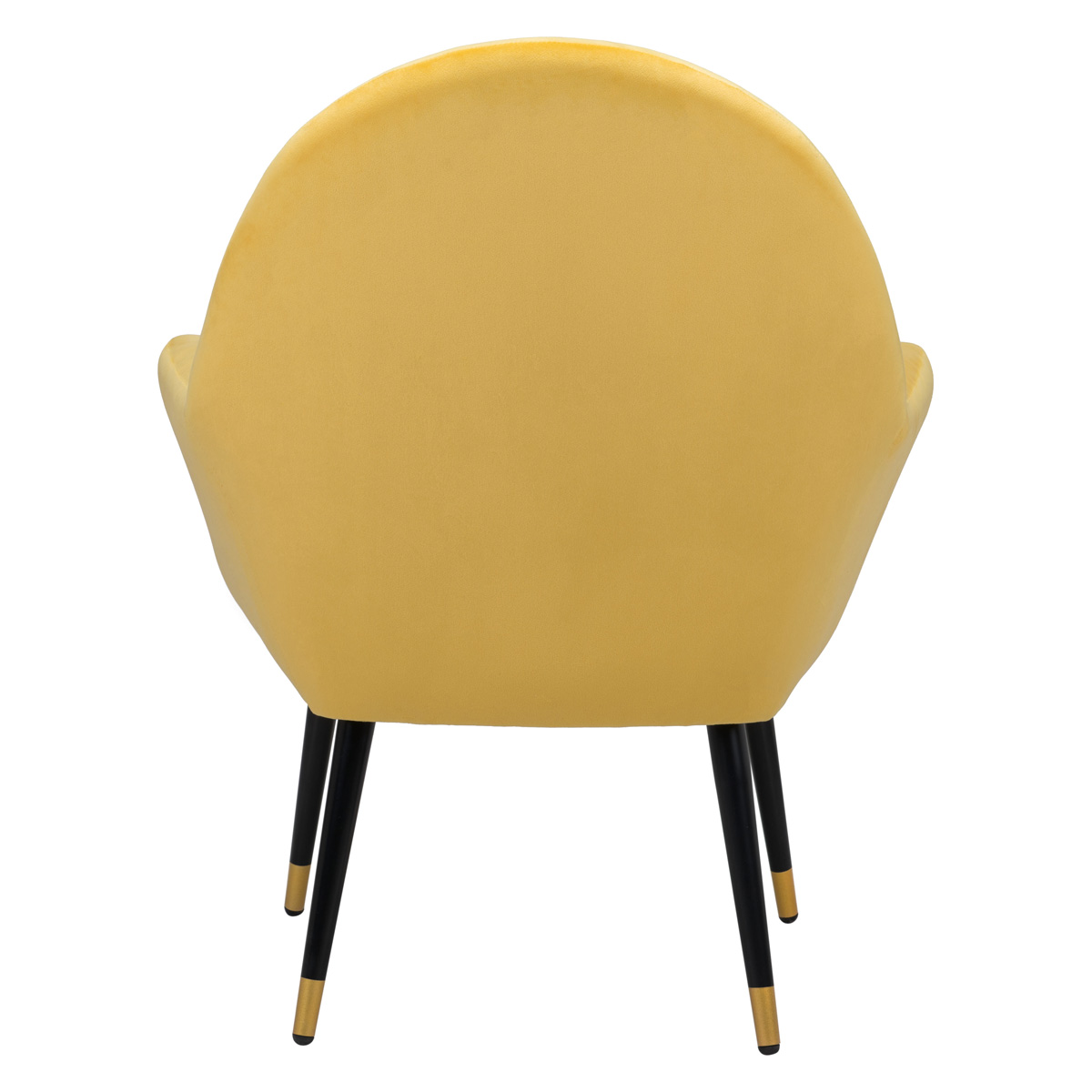 ZUO™ Alexandria Accent Chair - Yellow/Black/Gold