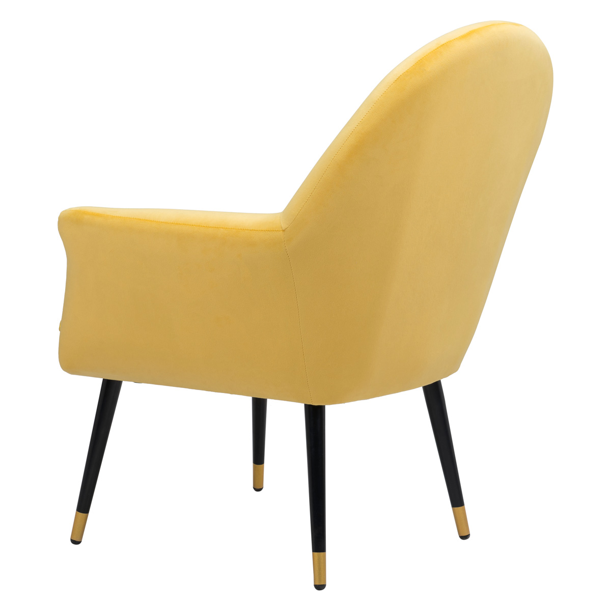 ZUO™ Alexandria Accent Chair - Yellow/Black/Gold