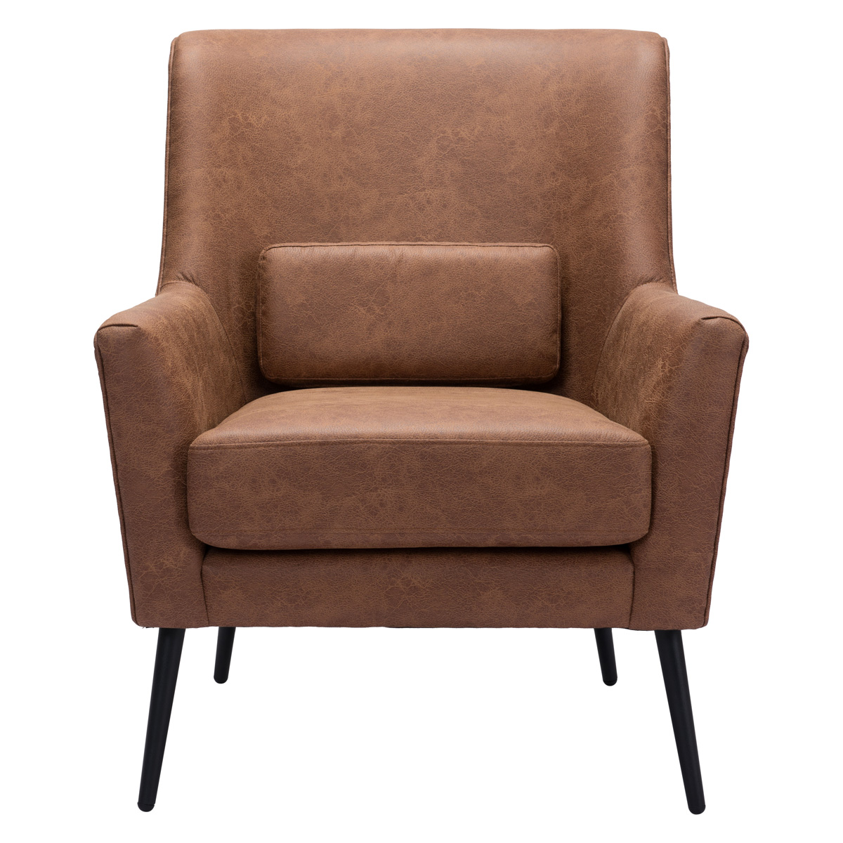 ZUO™ Ontario Accent Chair - Vintage Brown/Gold