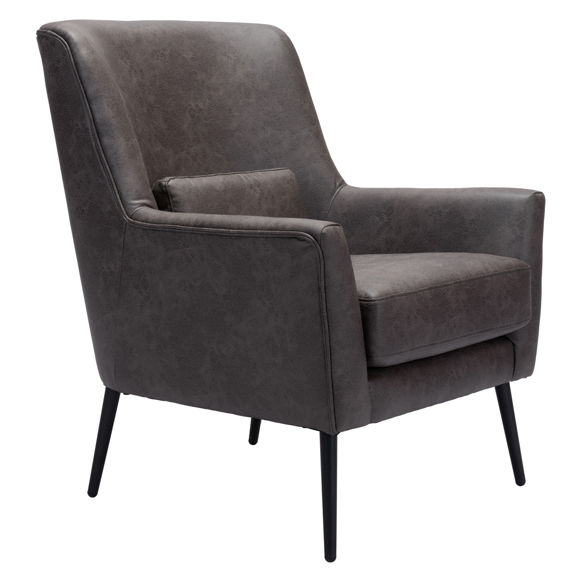 ZUO™ Ontario Accent Chair - Vintage Black