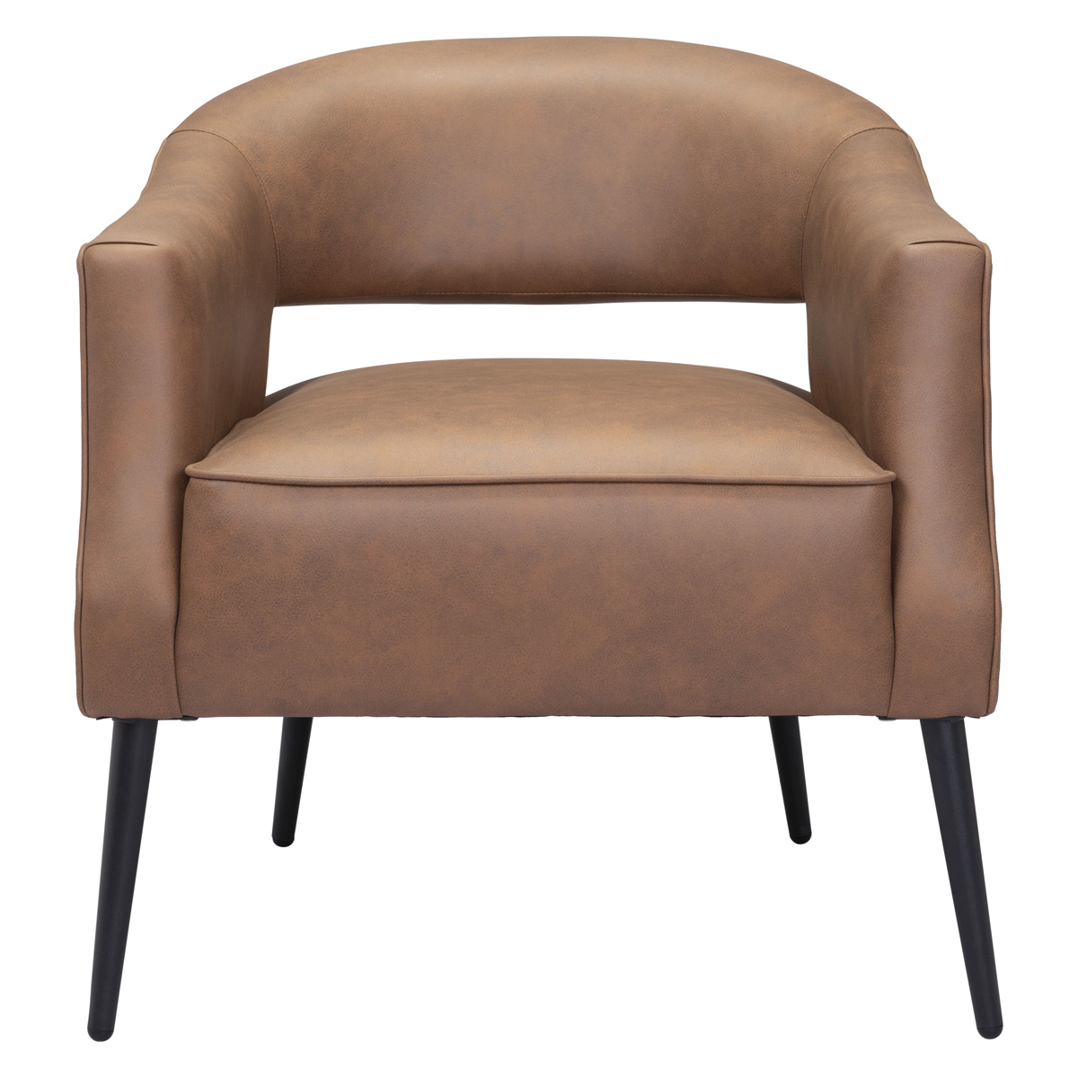 ZUO™ Berkeley Accent Chair - Vintage Brown/Black