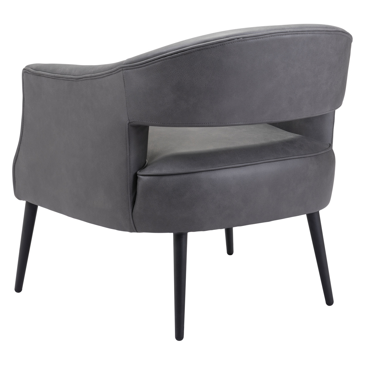 ZUO™ Berkeley Accent Chair - Vintage Gray/Black