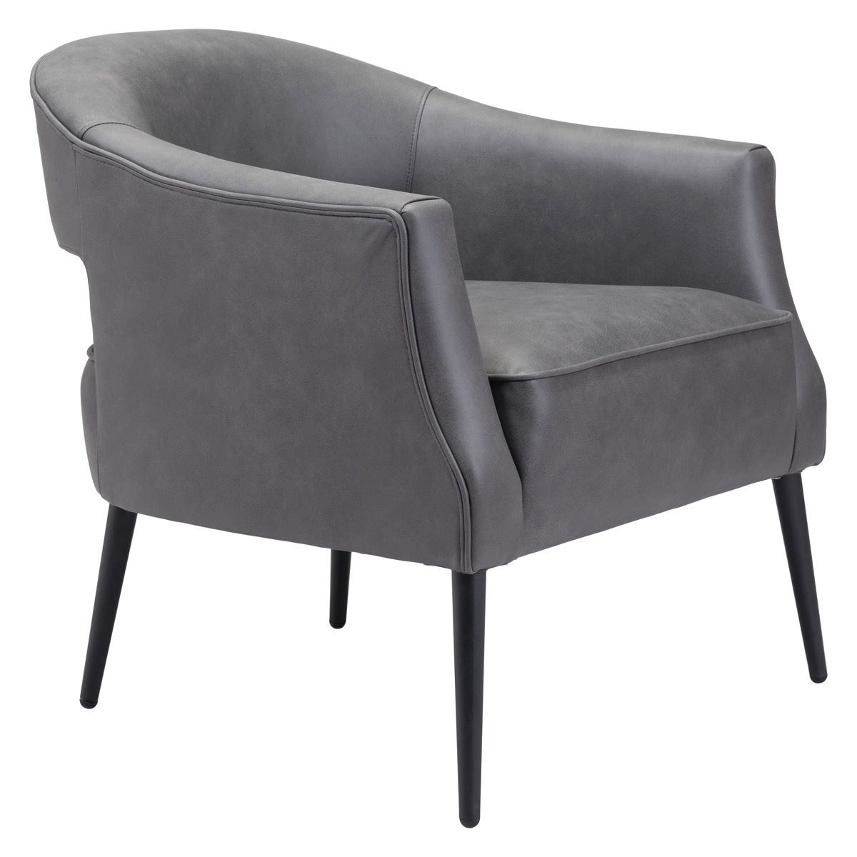 ZUO™ Berkeley Accent Chair - Vintage Gray/Black