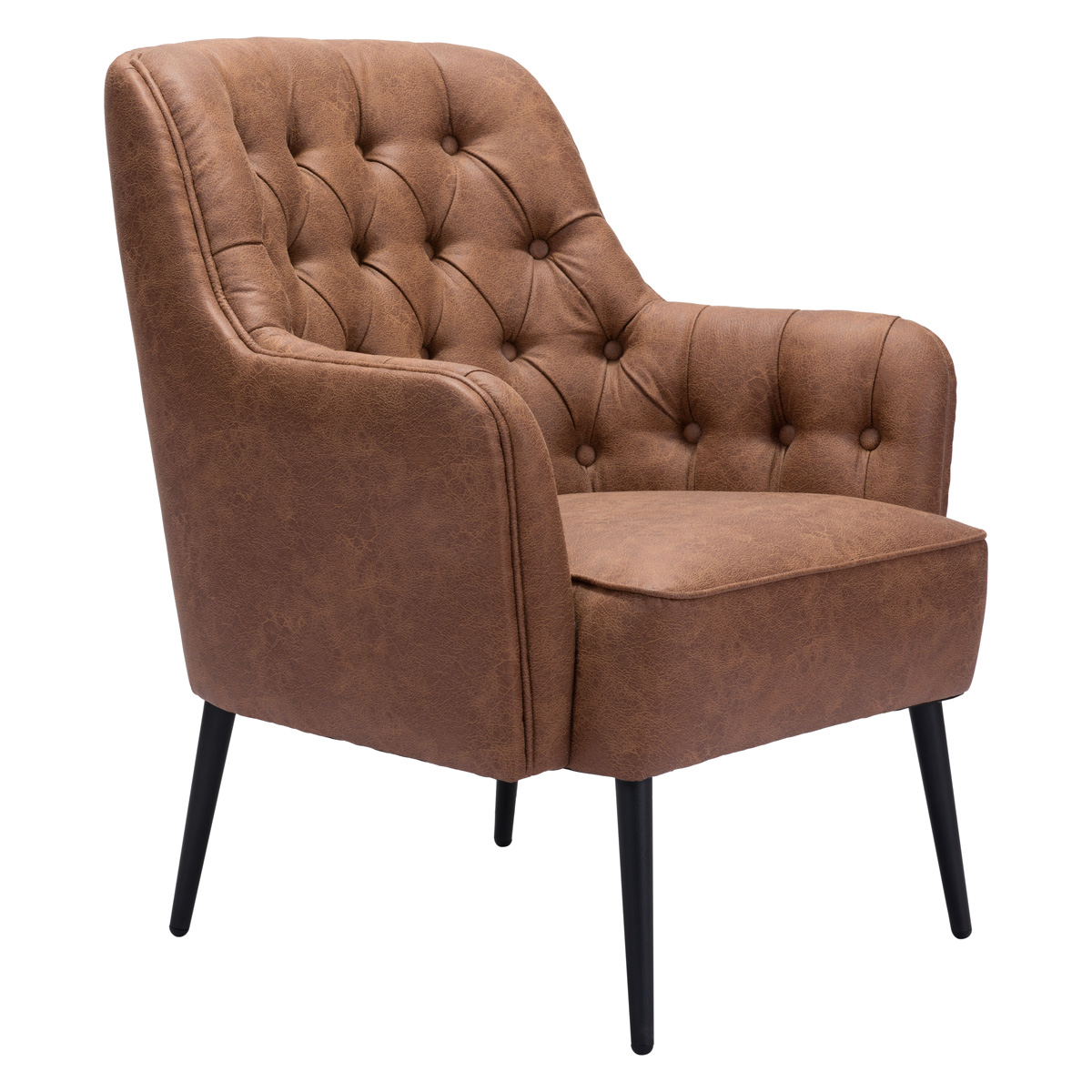 ZUO™ Tasmania Accent Chair - Vintage Brown