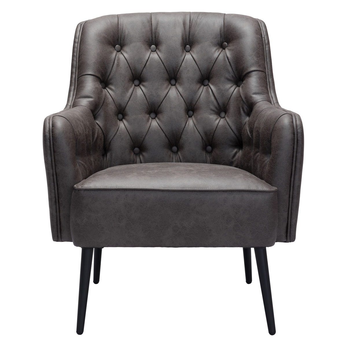 ZUO™ Tasmania Accent Chair - Vintage Black