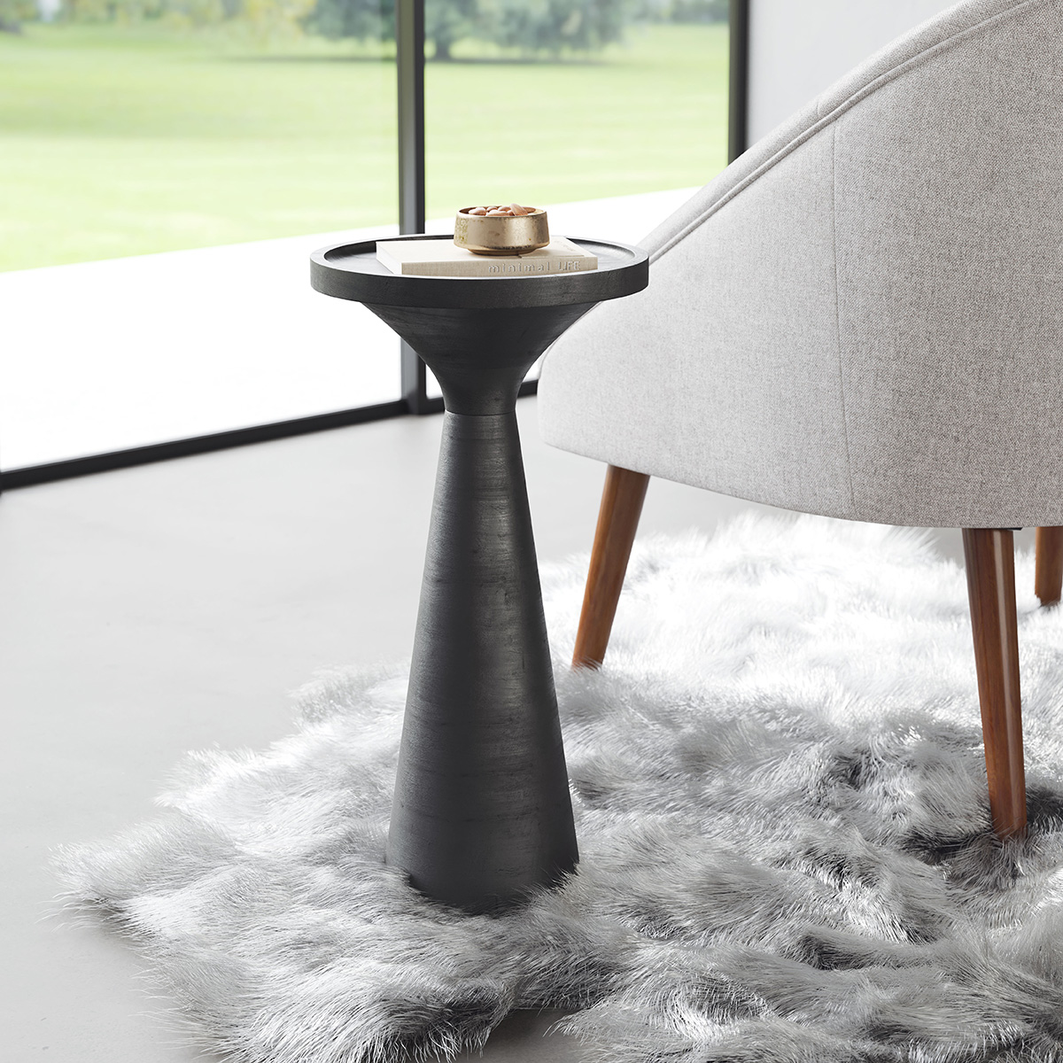 ZUO - Omni Side Table in Black