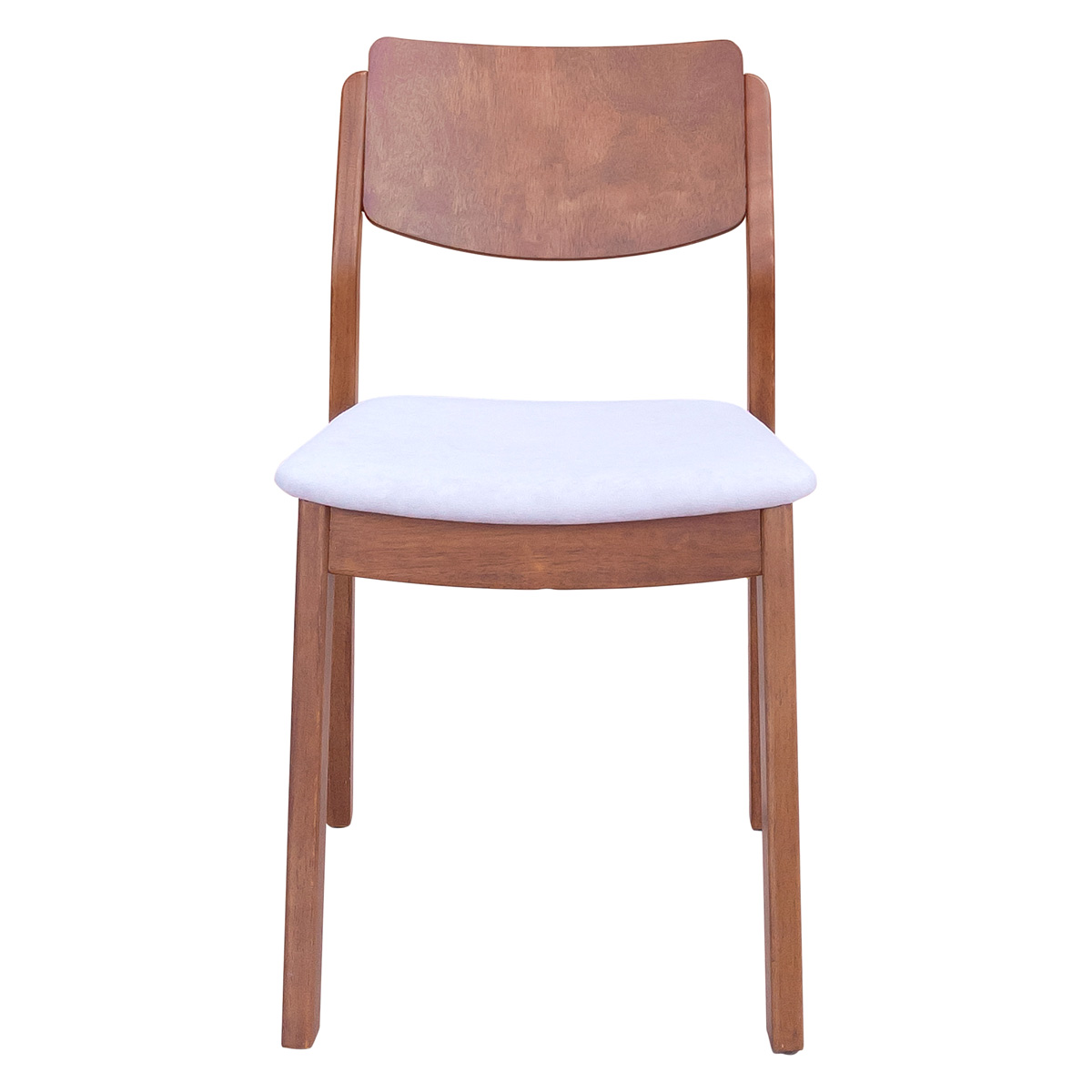 ZUO Desdamona Dining Chair - Light Gray/Walnut