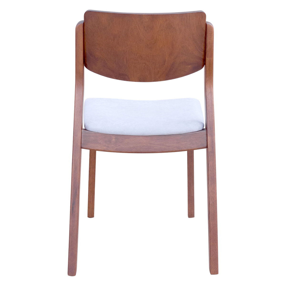 ZUO Desdamona Dining Chair - Light Gray/Walnut