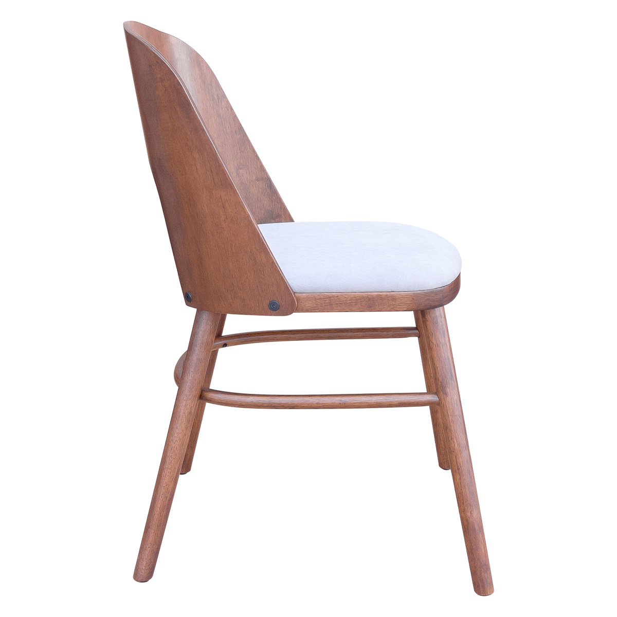 ZUO Iago Dining Chair - Light Gray/Walnut