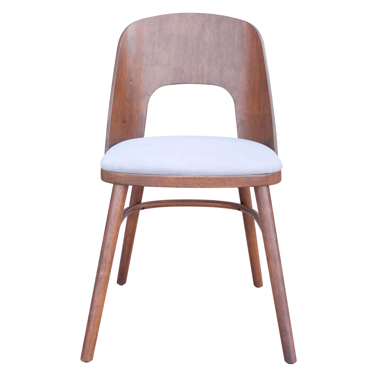 ZUO Iago Dining Chair - Light Gray/Walnut