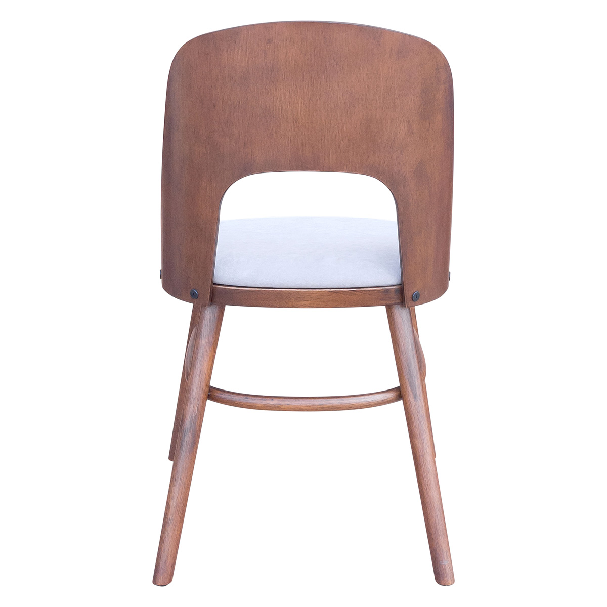 ZUO Iago Dining Chair - Light Gray/Walnut