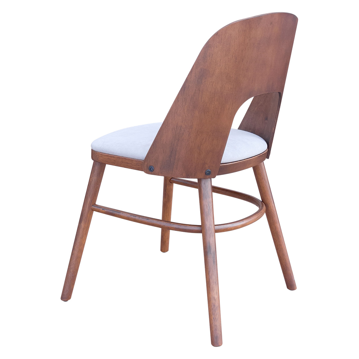 ZUO Iago Dining Chair - Light Gray/Walnut