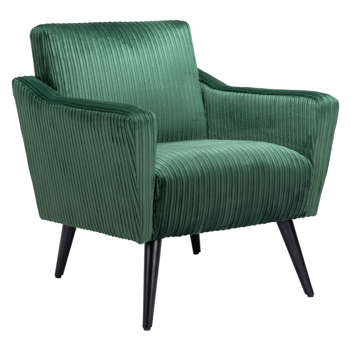 ZUO Bastille Accent Chair - Green/Matte Black