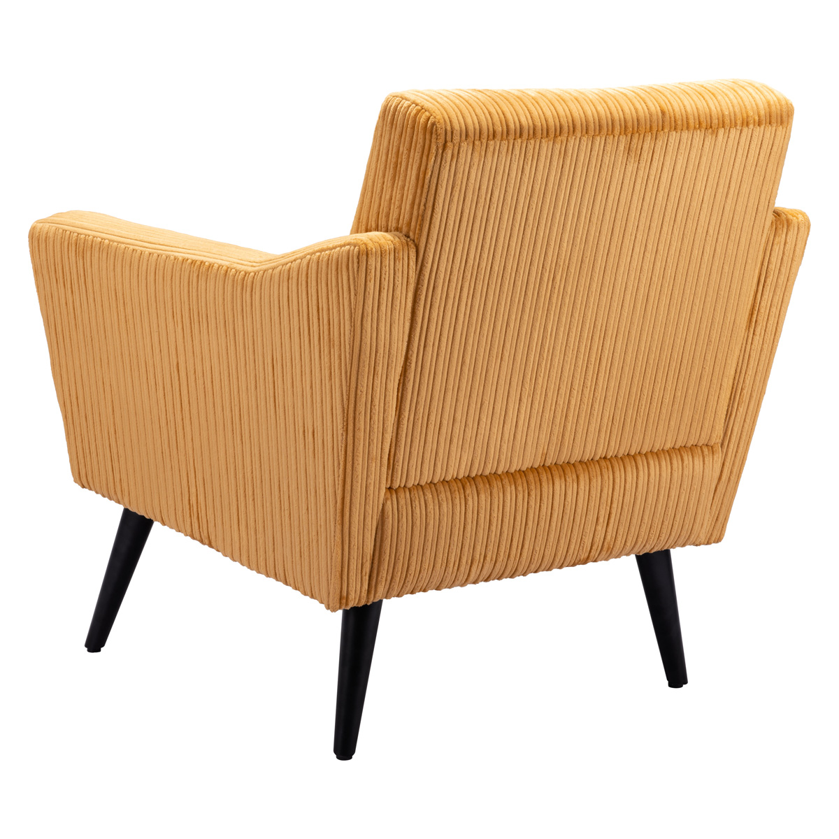 ZUO Bastille Accent Chair - Yellow/Matte Black