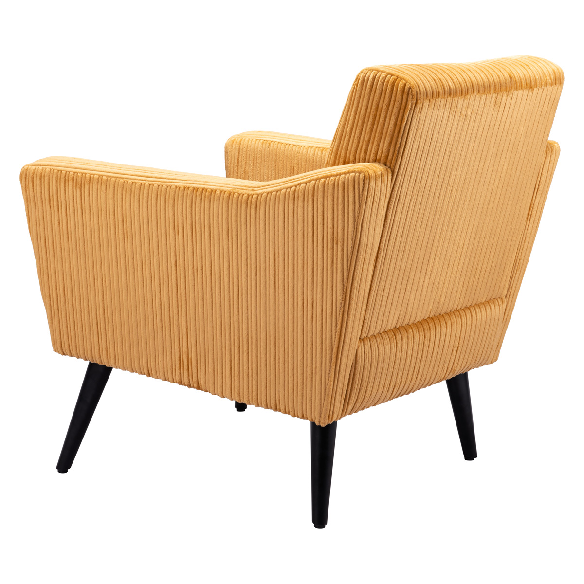 ZUO Bastille Accent Chair - Yellow/Matte Black