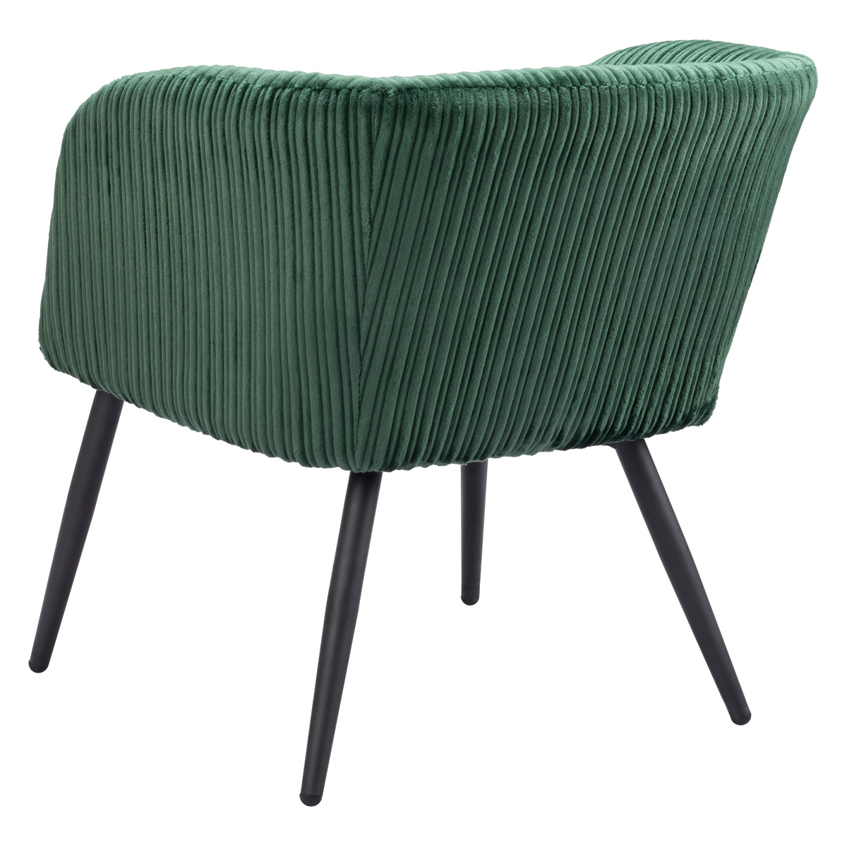 ZUO™ Papillion Accent Chair - Green/Matte Black