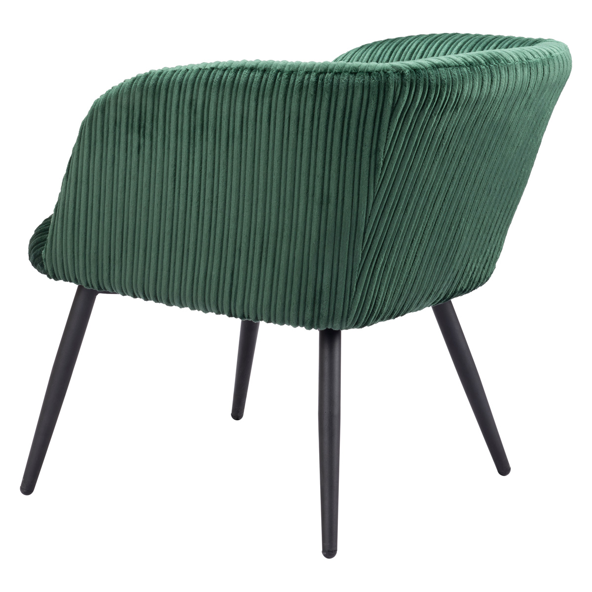 ZUO™ Papillion Accent Chair - Green/Matte Black