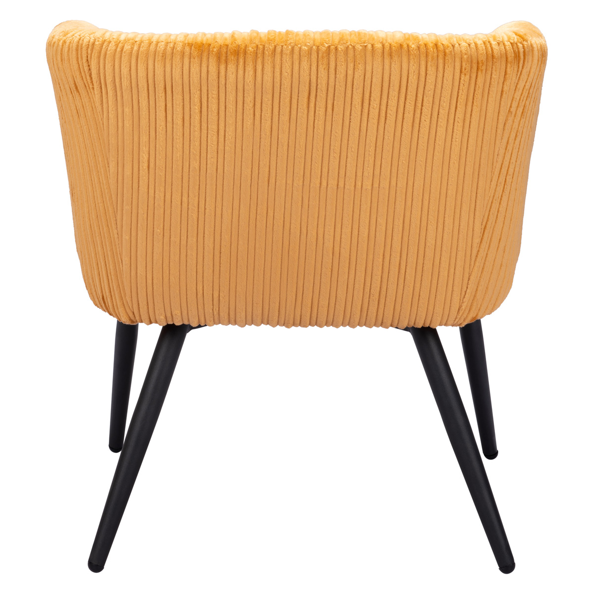 ZUO™ Papillion Accent Chair - Yellow/Matte Black