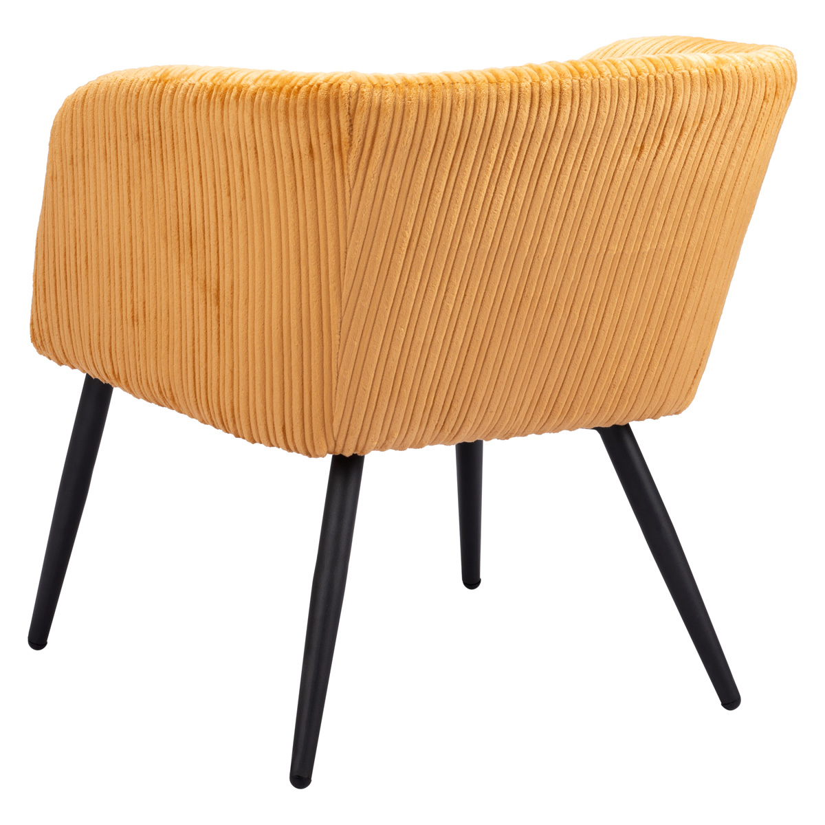 ZUO™ Papillion Accent Chair - Yellow/Matte Black