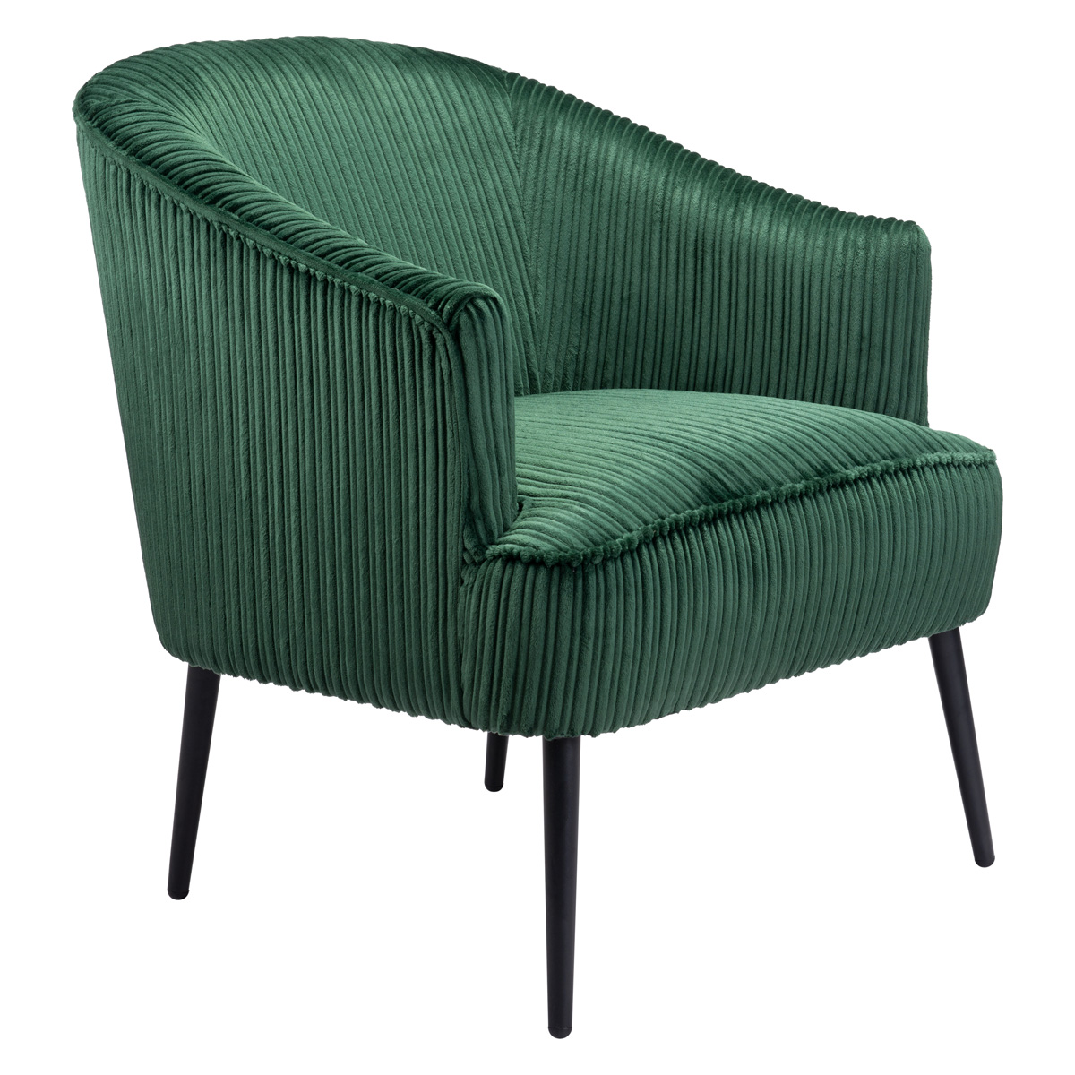 ZUO™ Ranier Accent Chair - Green/Matte Black