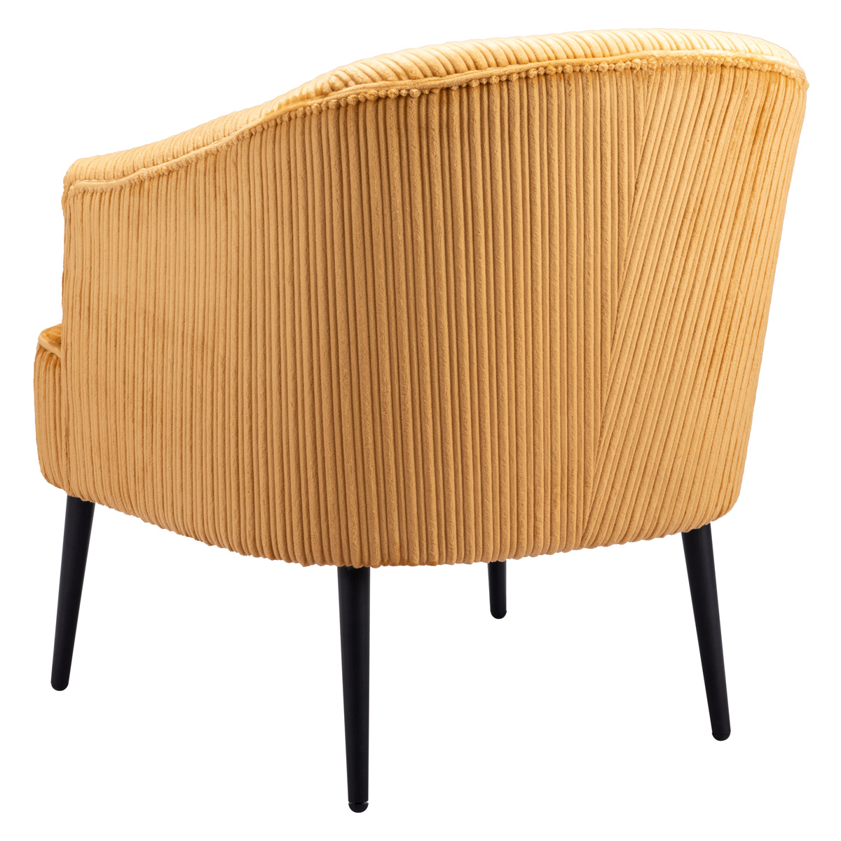 ZUO™ Ranier Accent Chair - Yellow/Matte Black