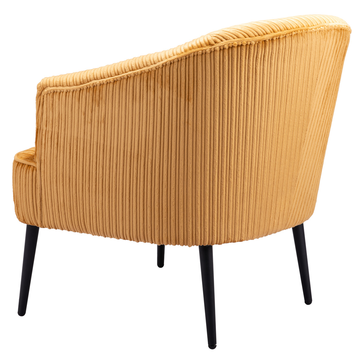 ZUO™ Ranier Accent Chair - Yellow/Matte Black