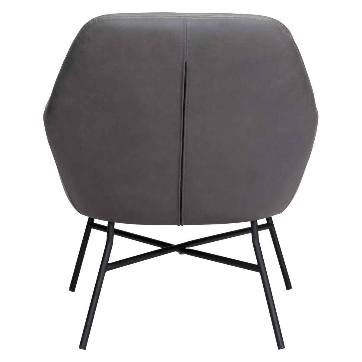 ZUO™ Hans Accent Chair - Vintage Gray/Matte Black