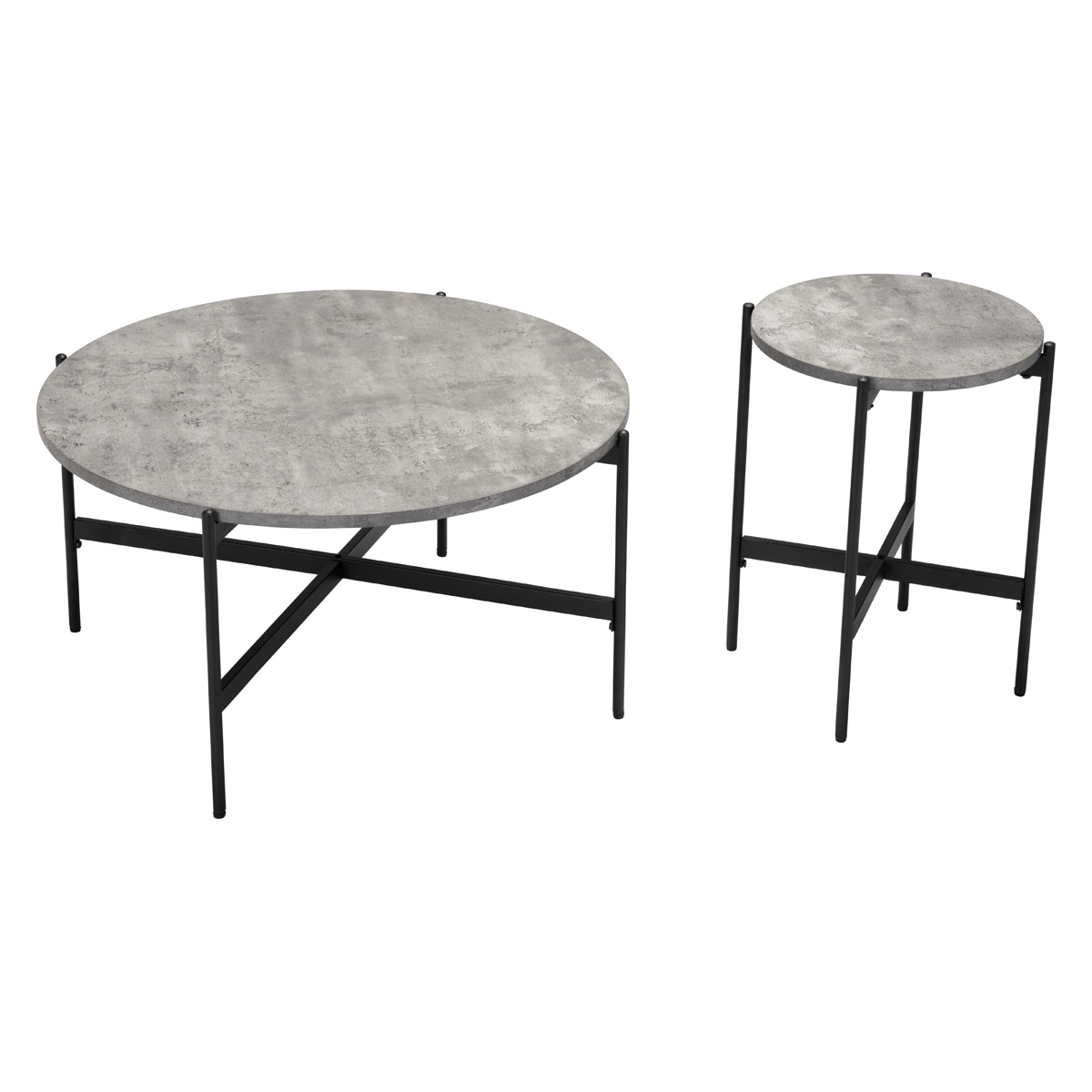 ZUO - Malo Coffee Table Set in Gray/Matte Black