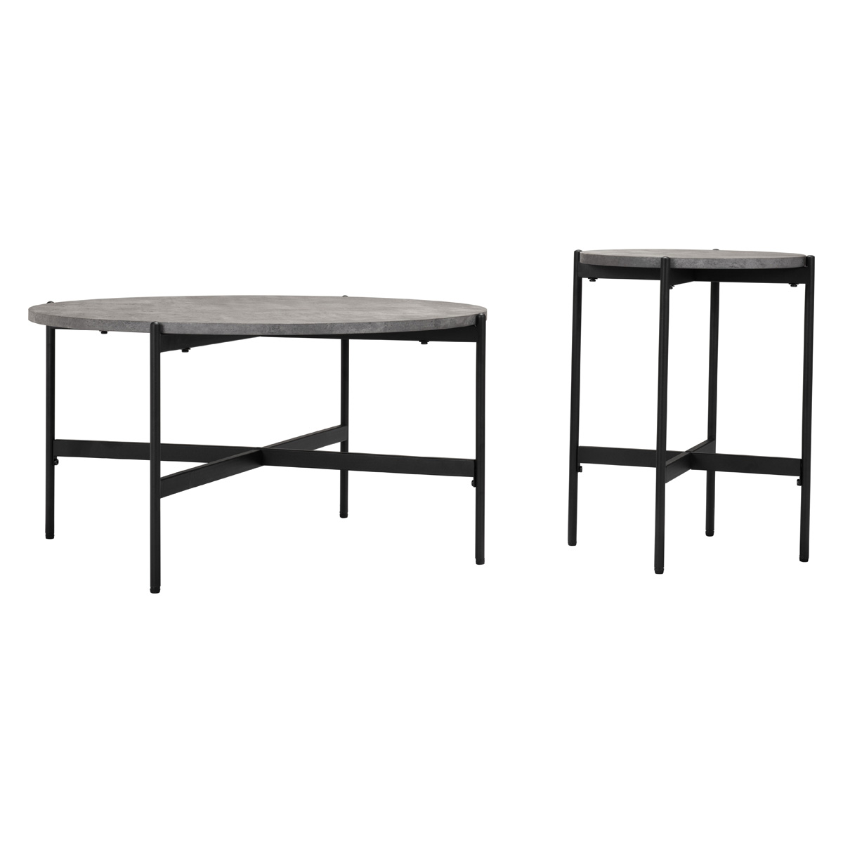 ZUO - Malo Coffee Table Set in Gray/Matte Black