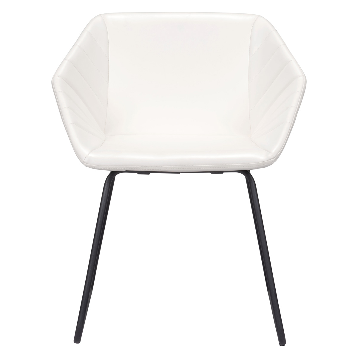 ZUO Miguel Dining Chair - White/Matte Black