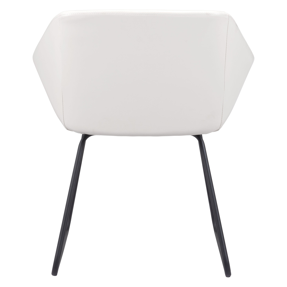 ZUO Miguel Dining Chair - White/Matte Black