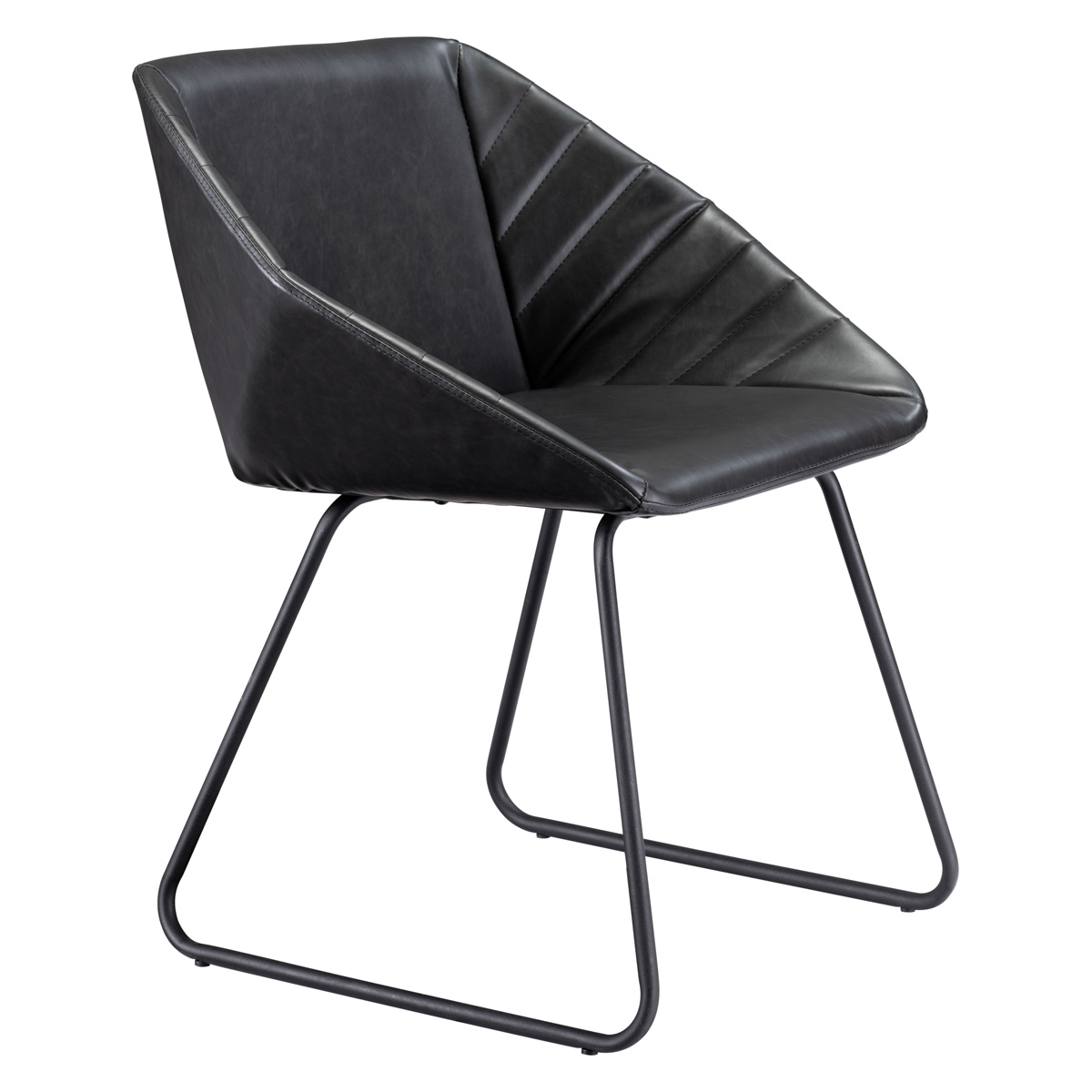 ZUO Miguel Dining Chair - Black/Matte Black