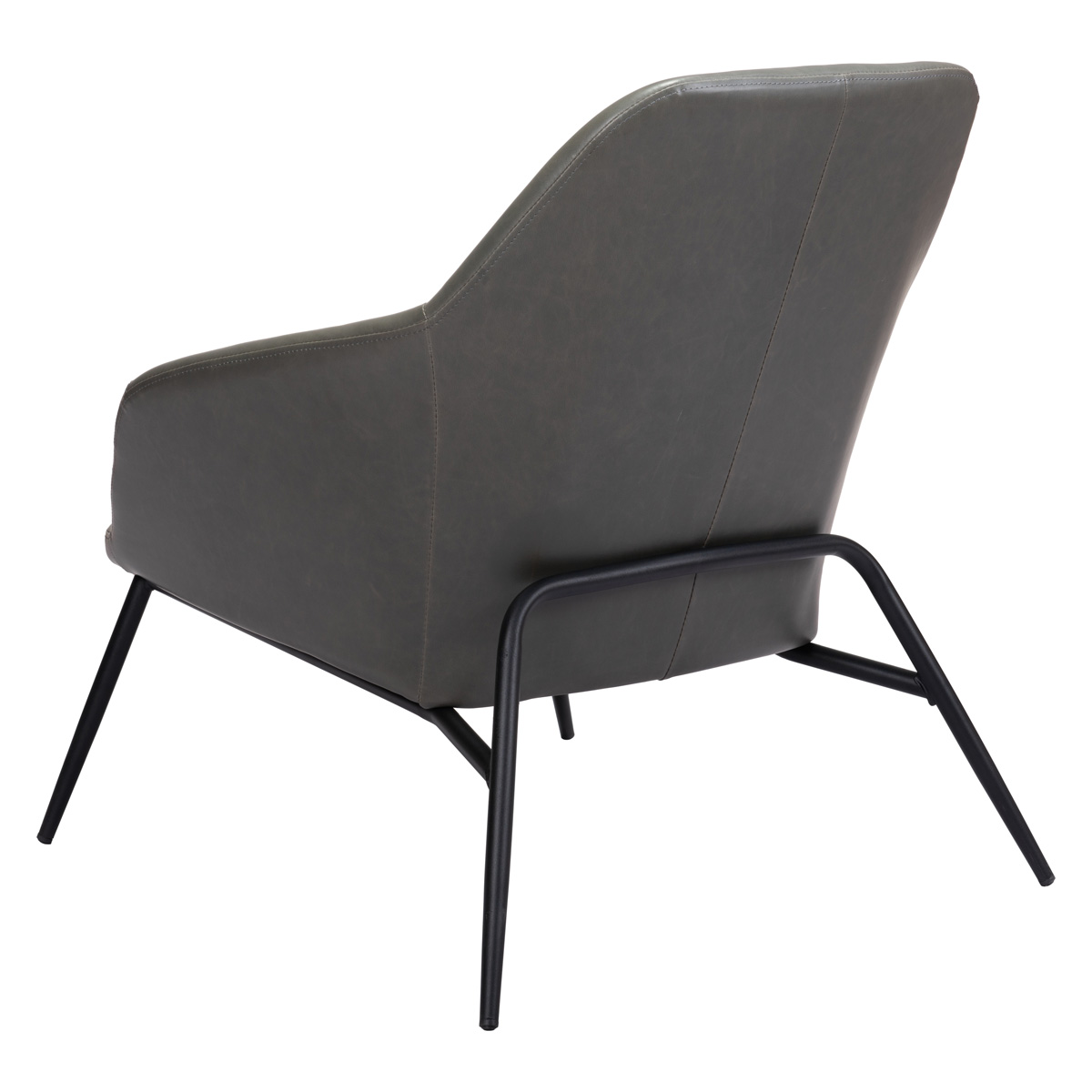 ZUO™ Manuel Accent Chair - Gray/Matte Black