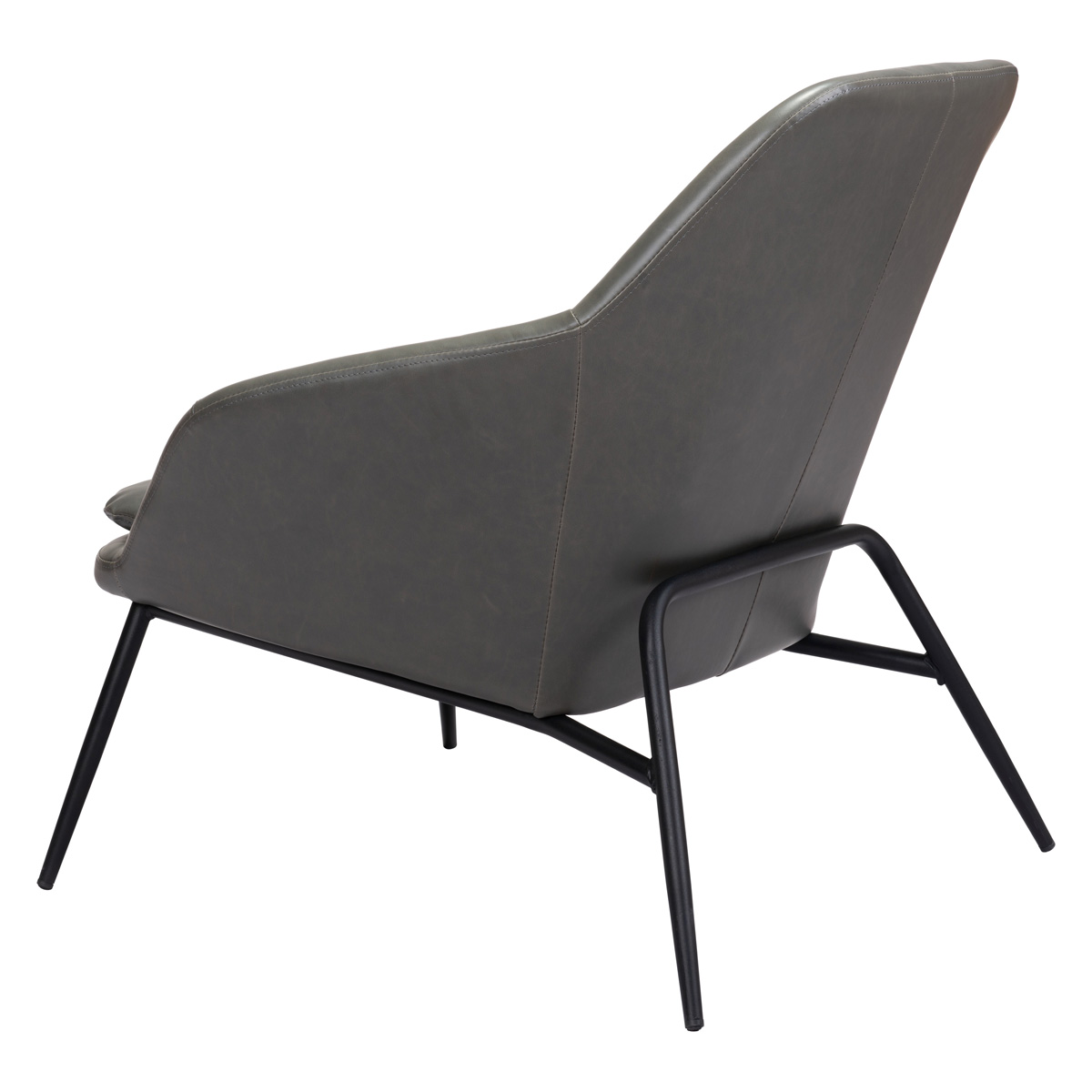 ZUO™ Manuel Accent Chair - Gray/Matte Black