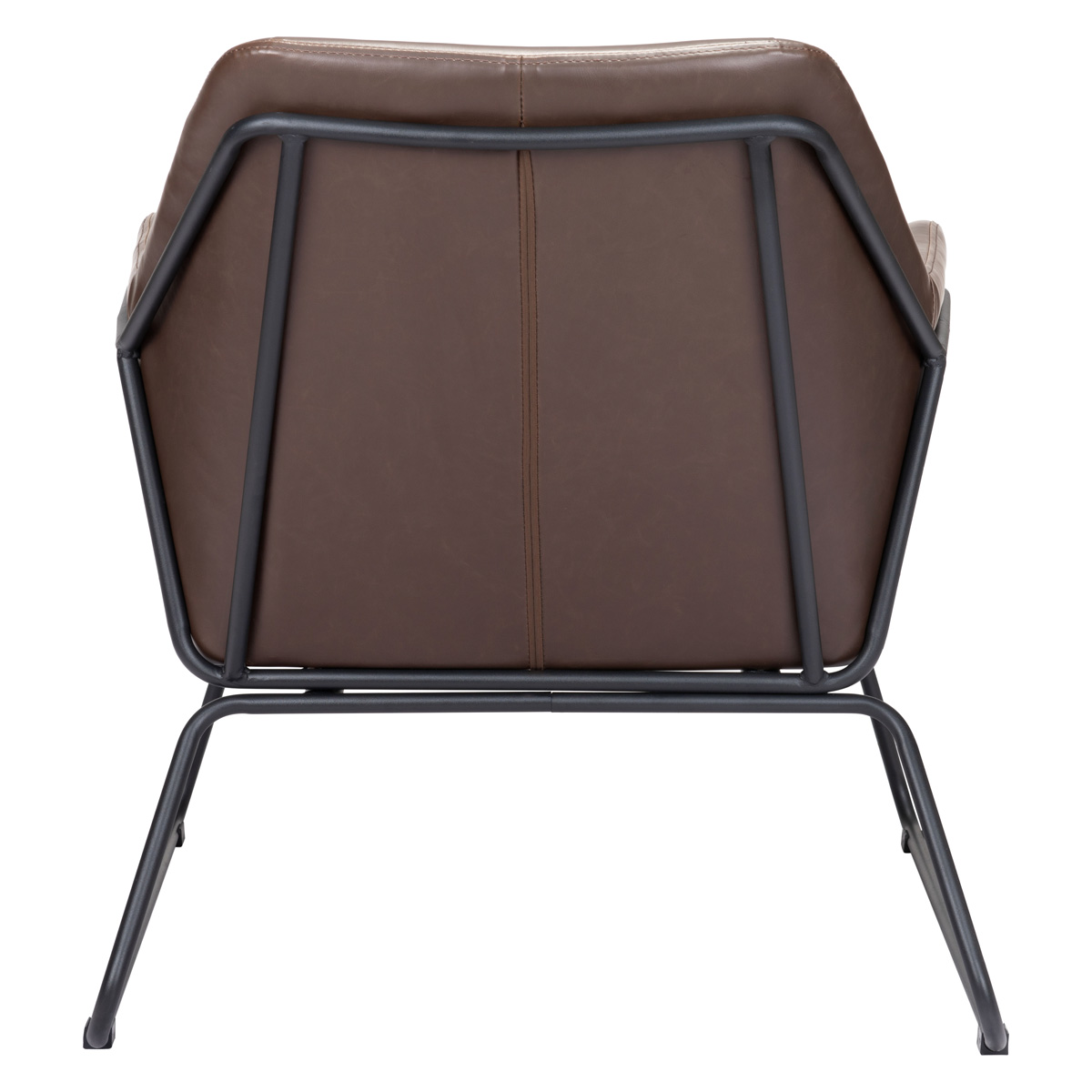 ZUO™ Jose Accent Chair - Brown/Matte Black