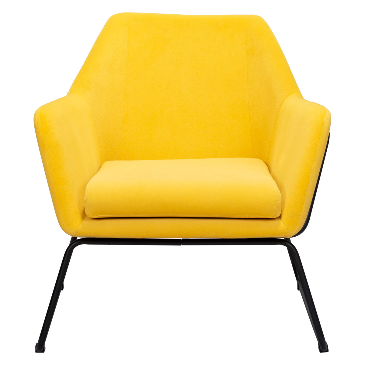 ZUO™ Jose Accent Chair - Yellow/Matte Black