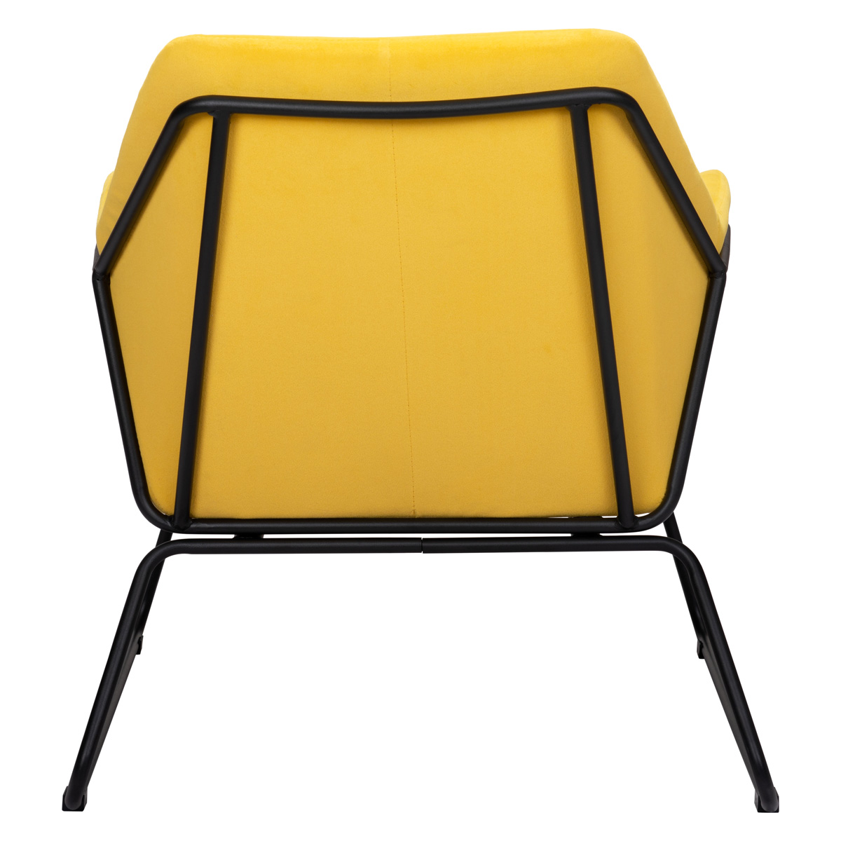 ZUO™ Jose Accent Chair - Yellow/Matte Black