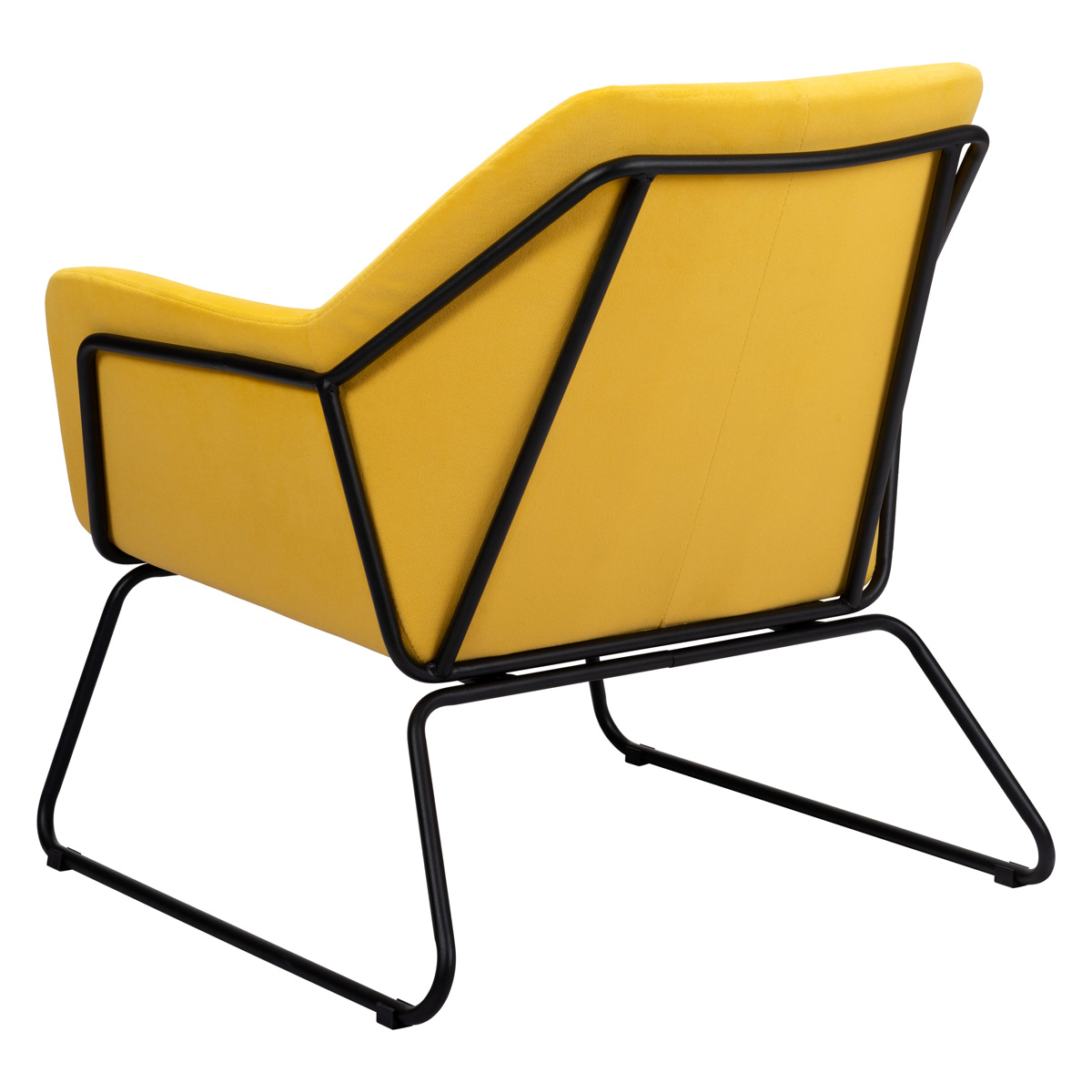 ZUO™ Jose Accent Chair - Yellow/Matte Black