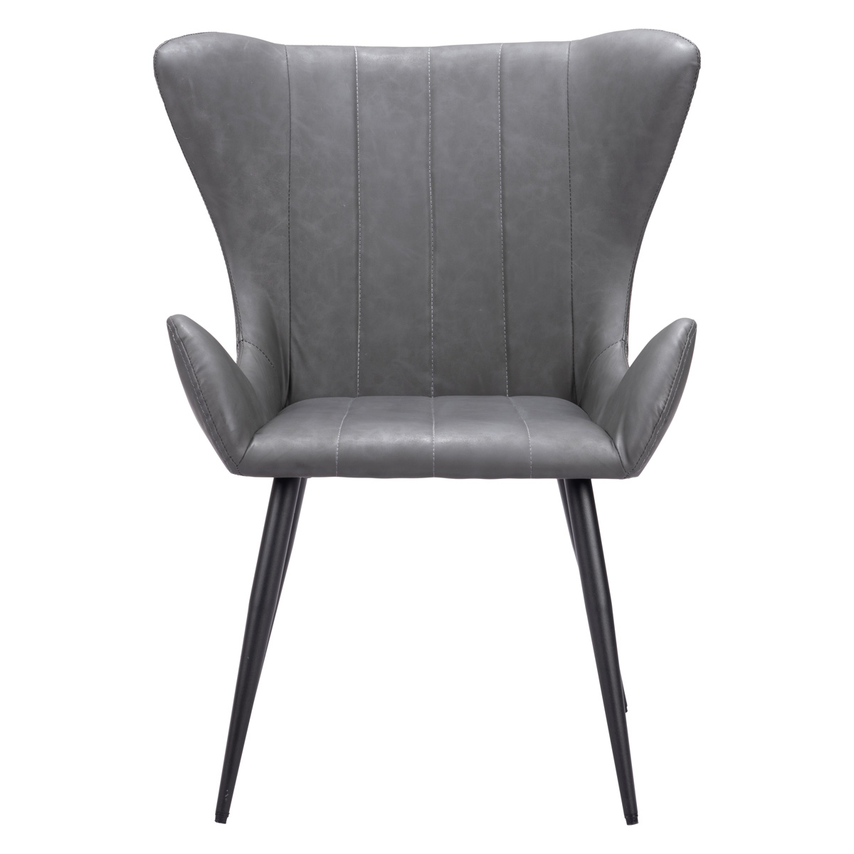 ZUO™ Alejandro Dining Chair - Vintage Black/Matte Black