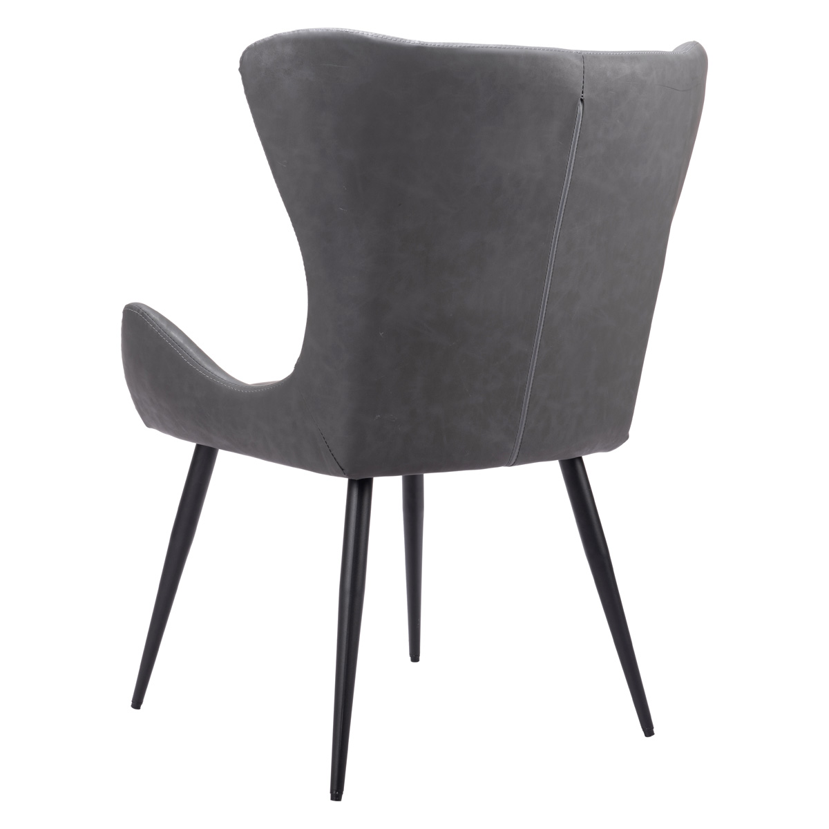 ZUO™ Alejandro Dining Chair - Vintage Black/Matte Black