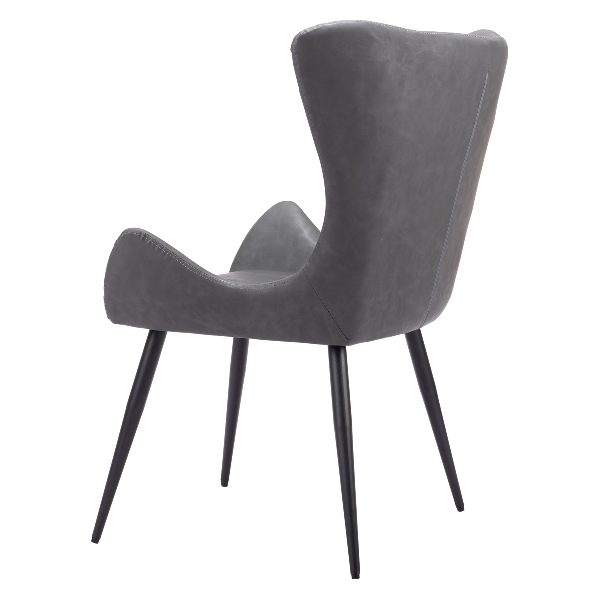 ZUO™ Alejandro Dining Chair - Vintage Black/Matte Black