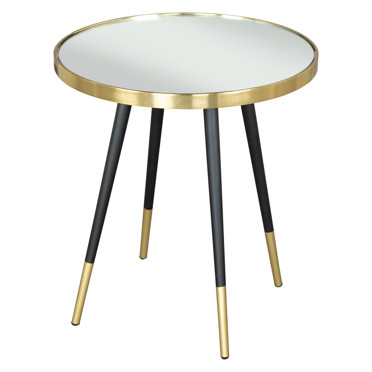 ZUO - Particle Side Table in Black/Gold/Black