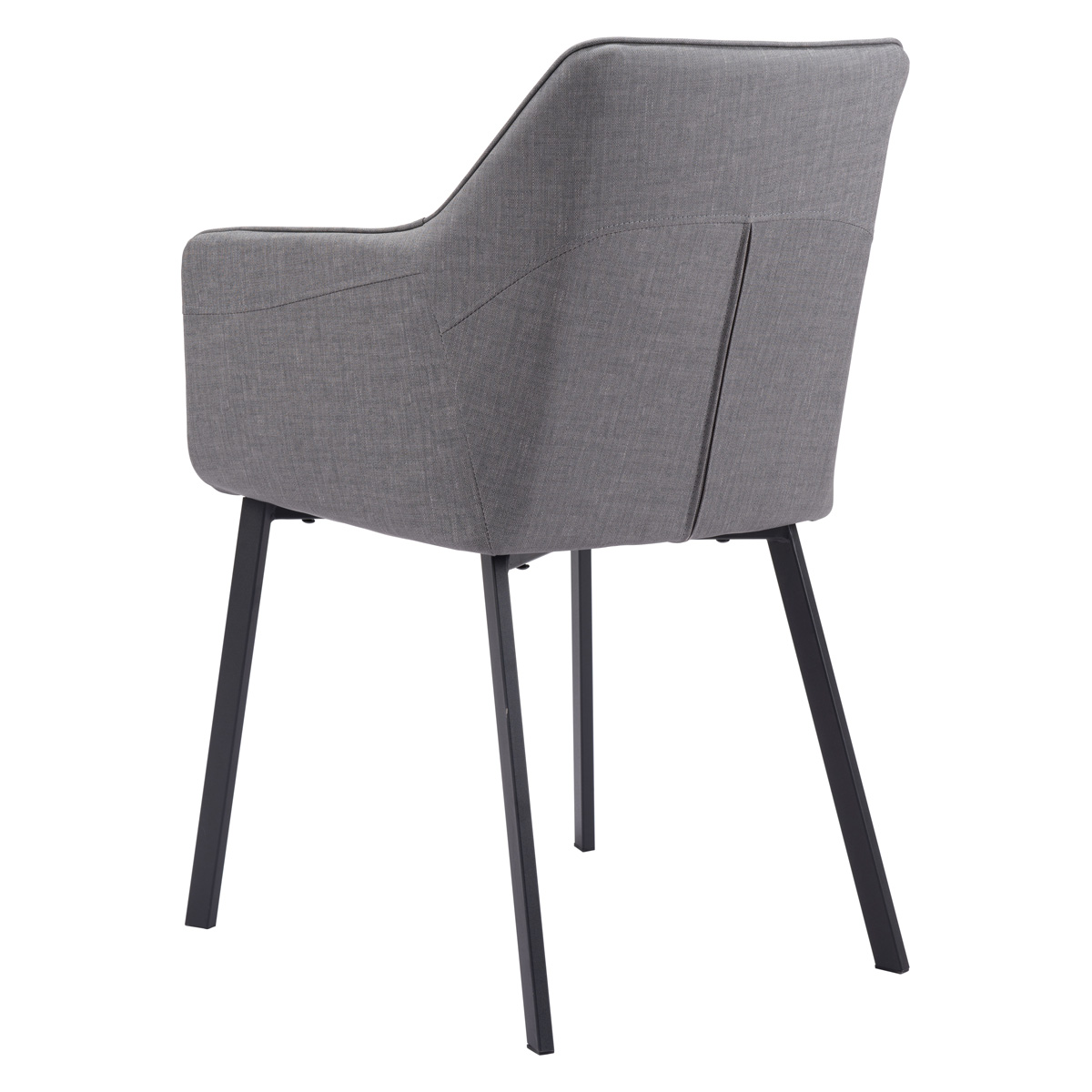 ZUO Adage Dining Chair - Gray/Matte Black