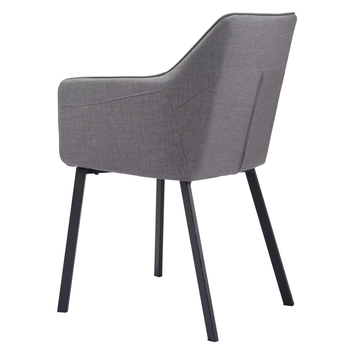 ZUO Adage Dining Chair - Gray/Matte Black