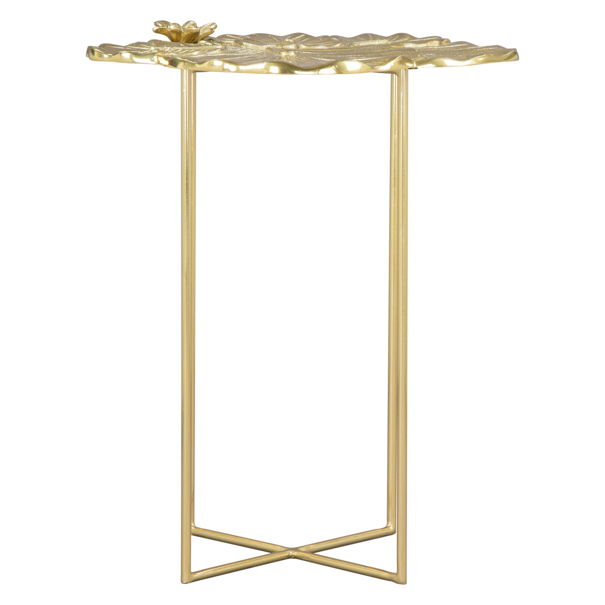 ZUO - Lotus Side Table in Gold