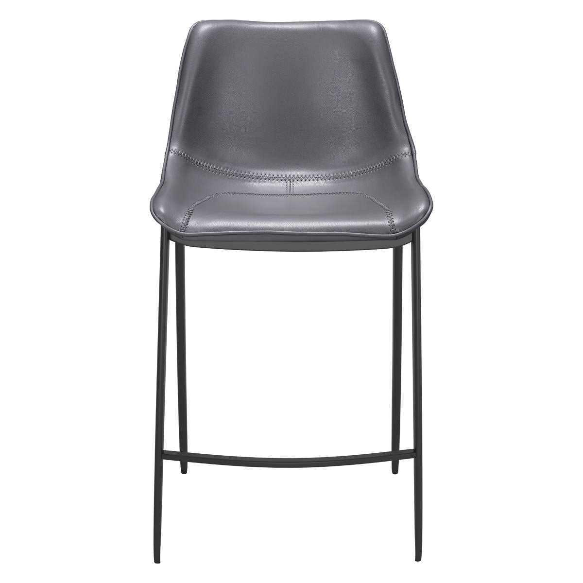 ZUO - Magnus Counter Chair in Dark Gray/Black