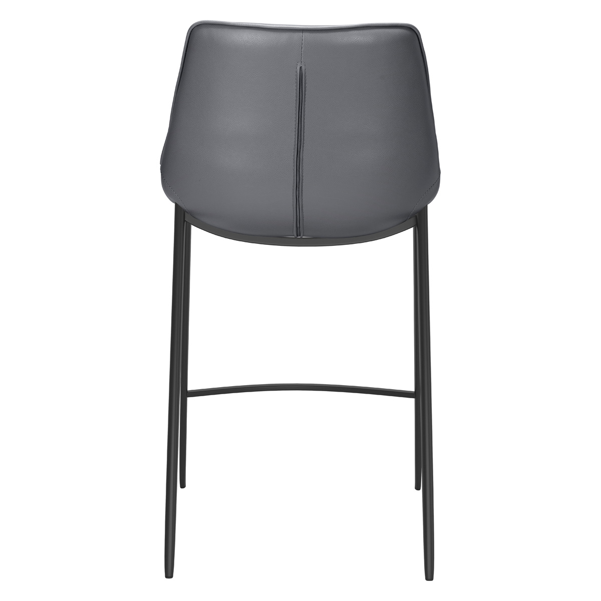 ZUO - Magnus Counter Chair in Dark Gray/Black