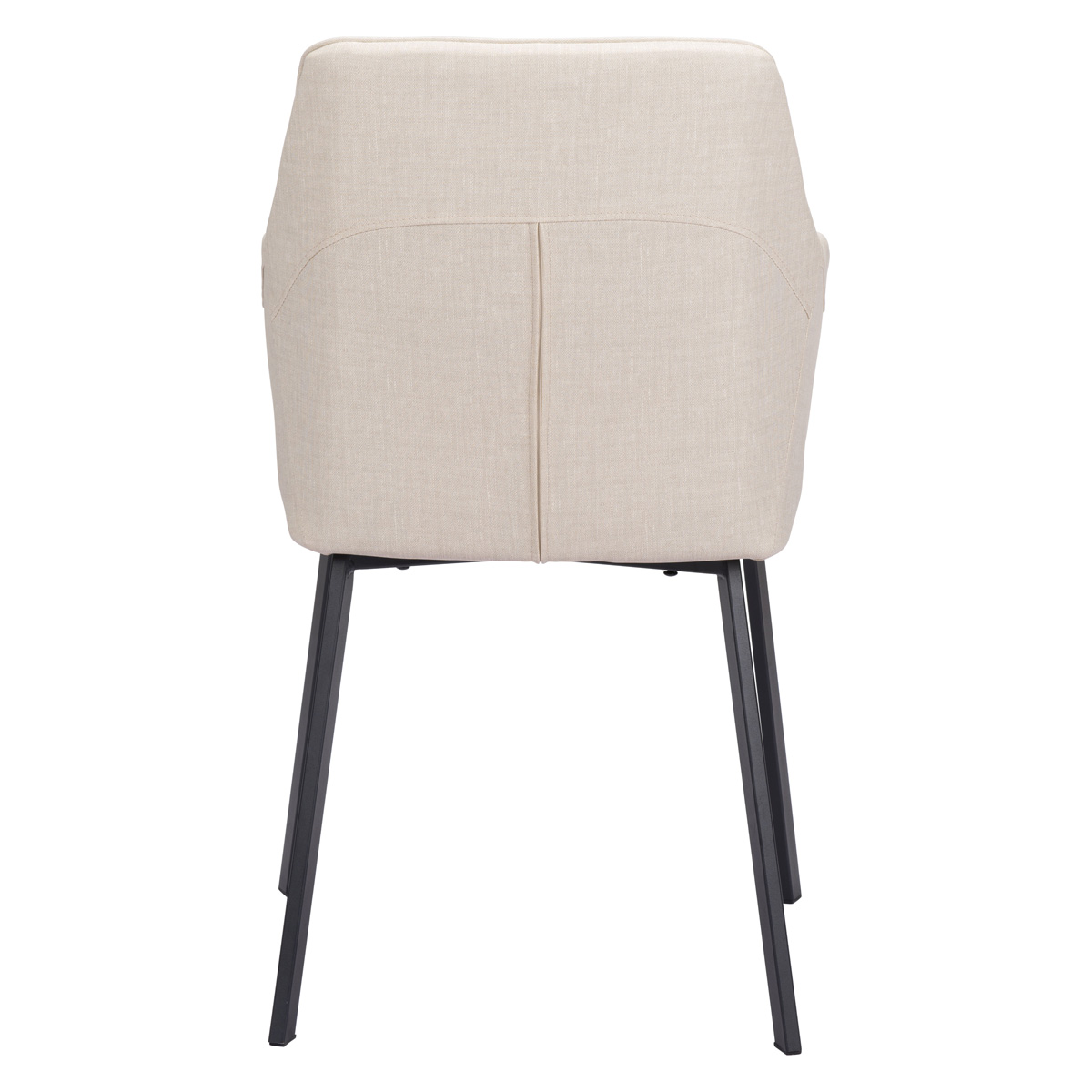 ZUO Adage Dining Chair - Beige/Matte Black